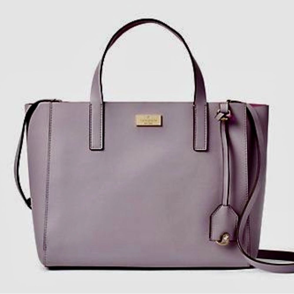 NEW Kate Spade Putnam Drive Nelle Small Tote Bag crossbody color sugar plum